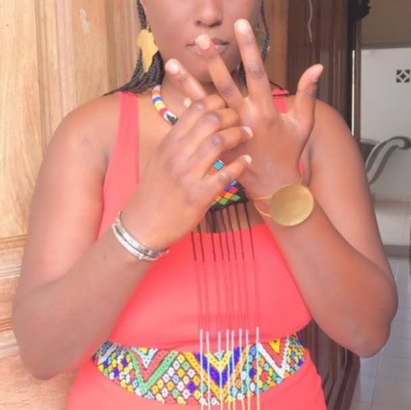 Massai Beaded Women Waist Belt - Picture 1 of 10